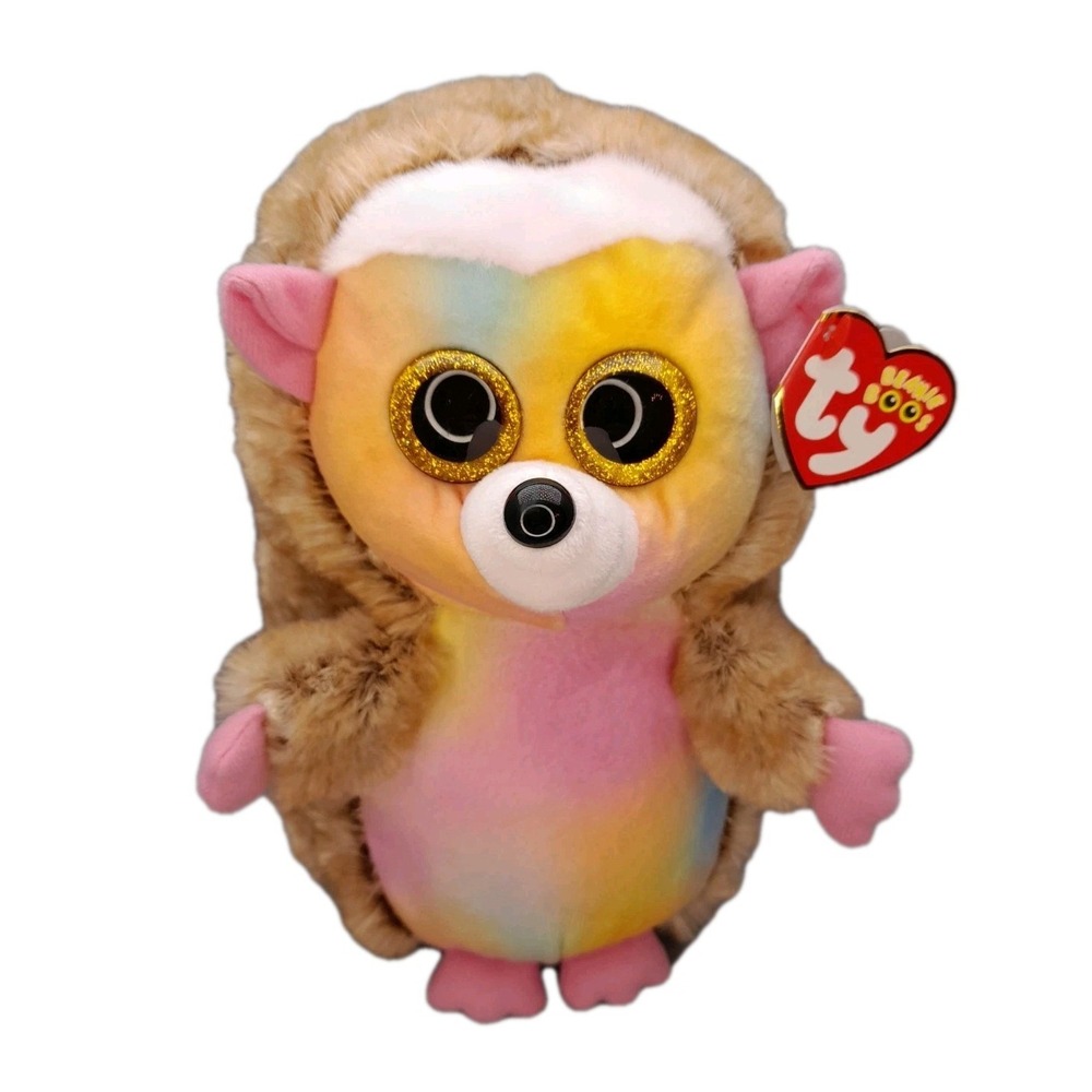 Ty Beanie Boos - PINECONE the Hedgehog Medium 8-9" MWMTs Plush Stuffed Toy
